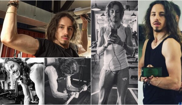 Michał Szpak ostro ćwiczy na siłowni!